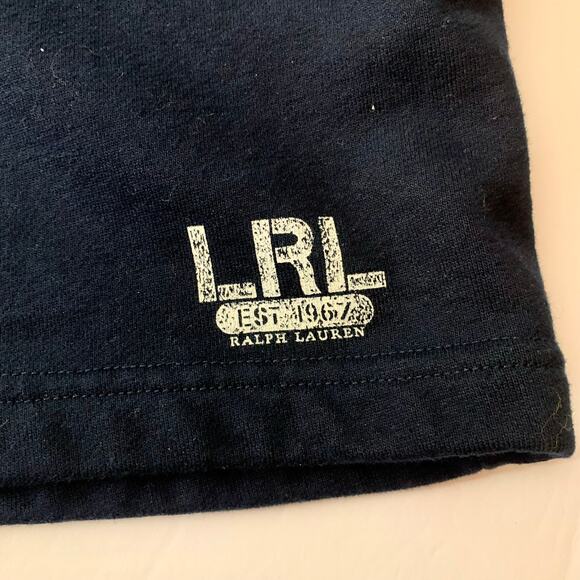 Lauren Ralph Lauren Womens Size P/S Fleece Drawstring Dark Blue Shorts Preppy - Picture 3 of 8